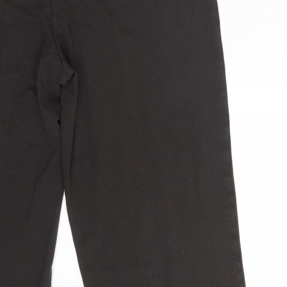 M&S Womens Black   Trousers  Size 16 L27 in