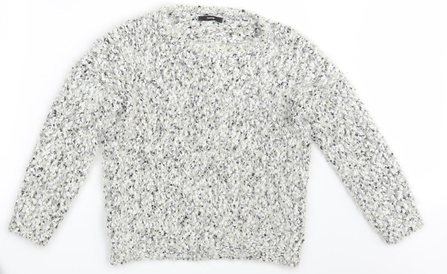 George Womens White   Pullover Jumper Size 12