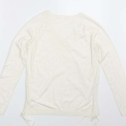 TU Womens Ivory   Pullover Jumper Size 8