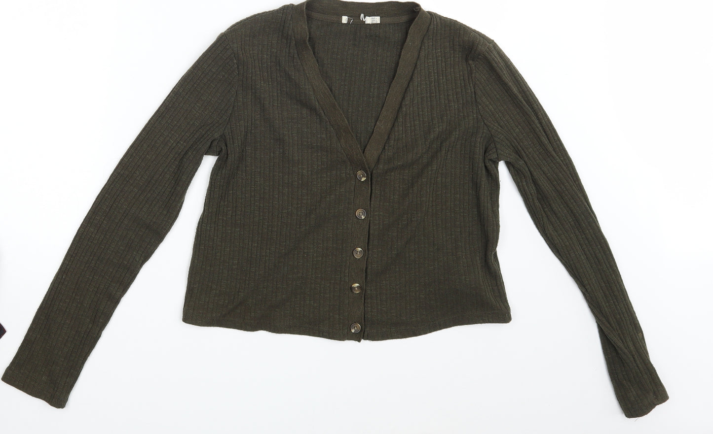 Zara Womens Green   Cardigan Jumper Size L