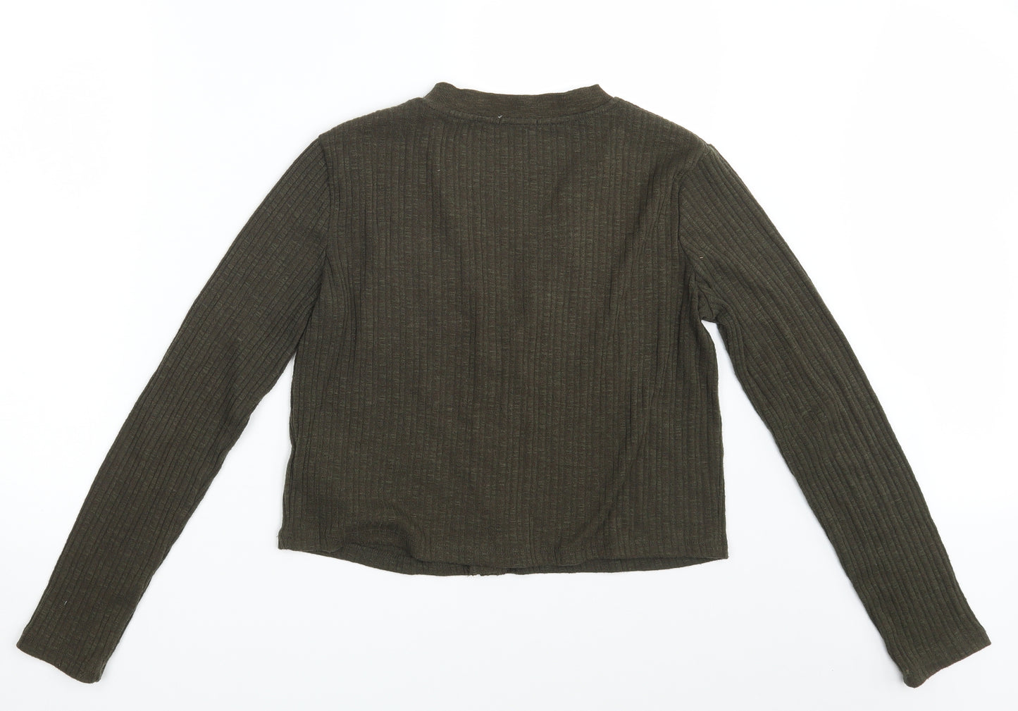 Zara Womens Green   Cardigan Jumper Size L