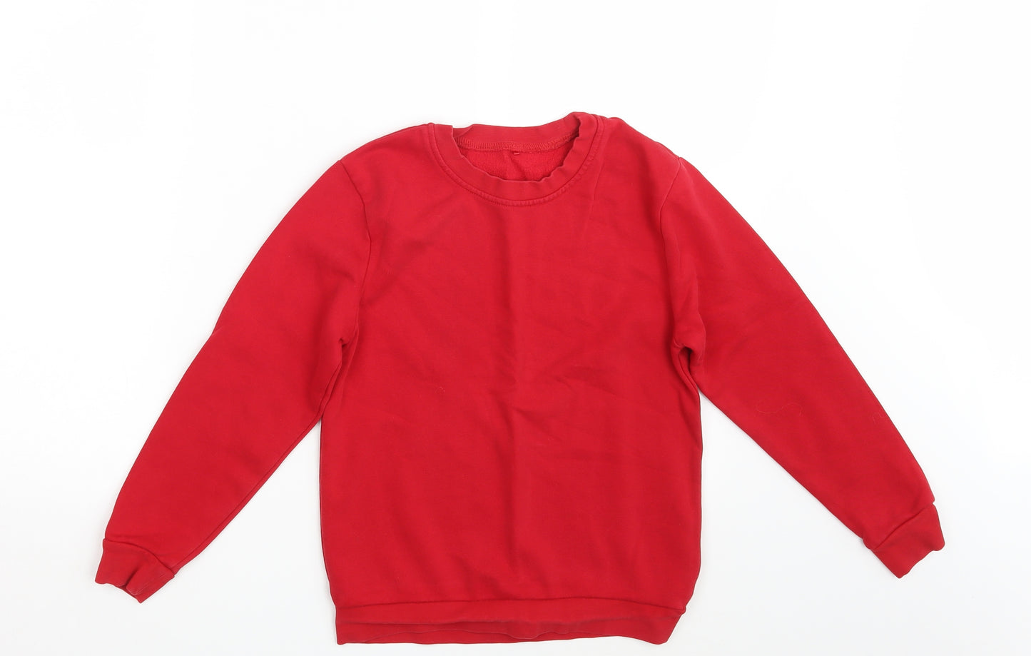 George Girls Red   Pullover Jumper Size 9-10 Years