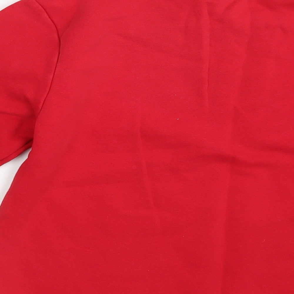 George Girls Red   Pullover Jumper Size 9-10 Years