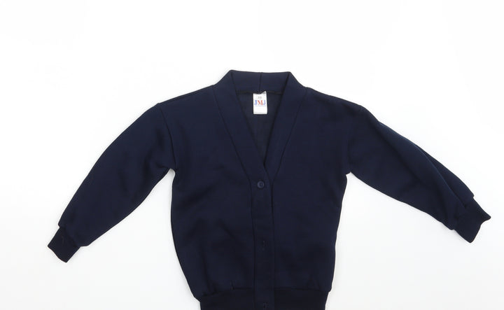 JMJ Girls Blue   Cardigan Jumper Size S
