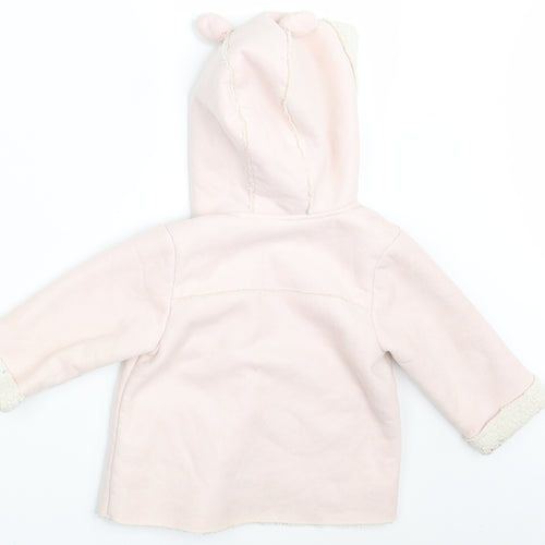 Matalan Girls Pink   Overcoat Coat Size 12-18 Months