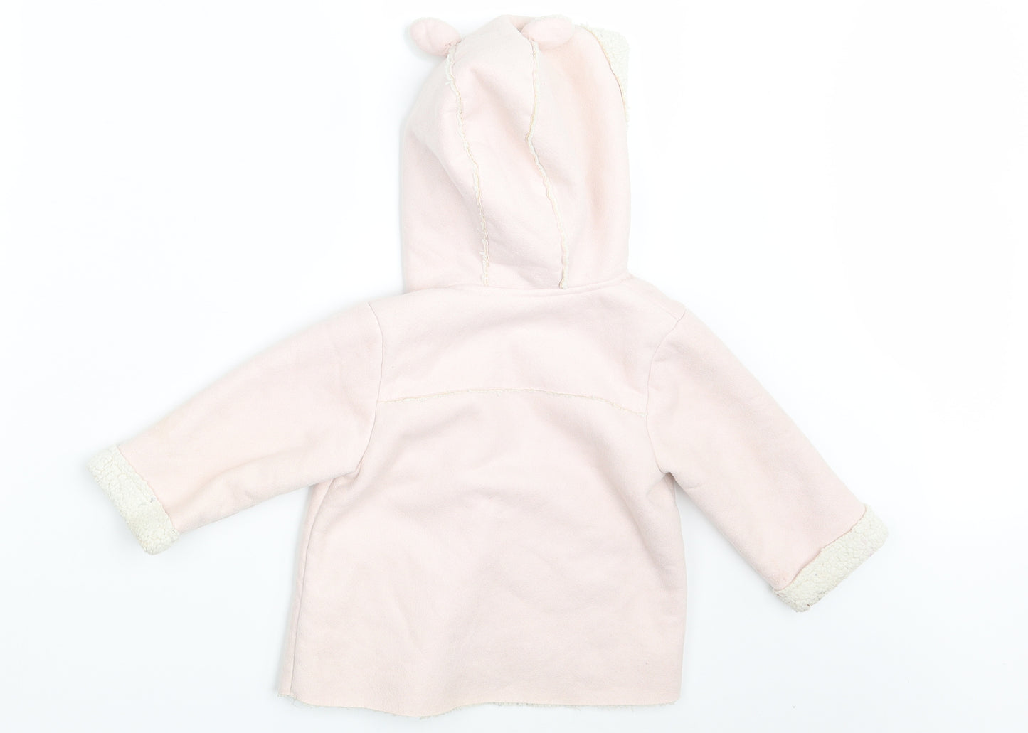 Matalan Girls Pink   Overcoat Coat Size 12-18 Months