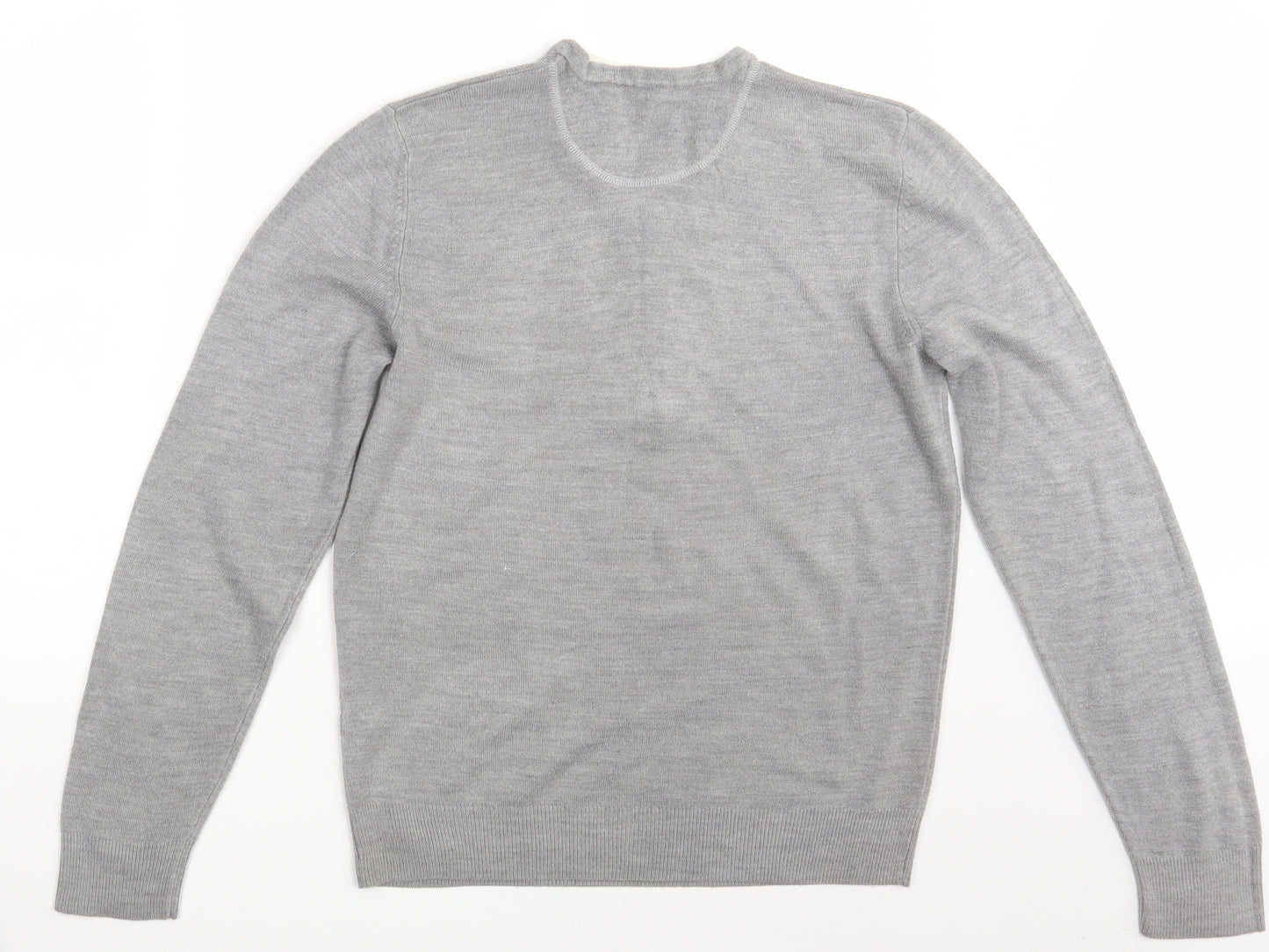 Burtomn Mens Grey   Pullover Jumper Size M