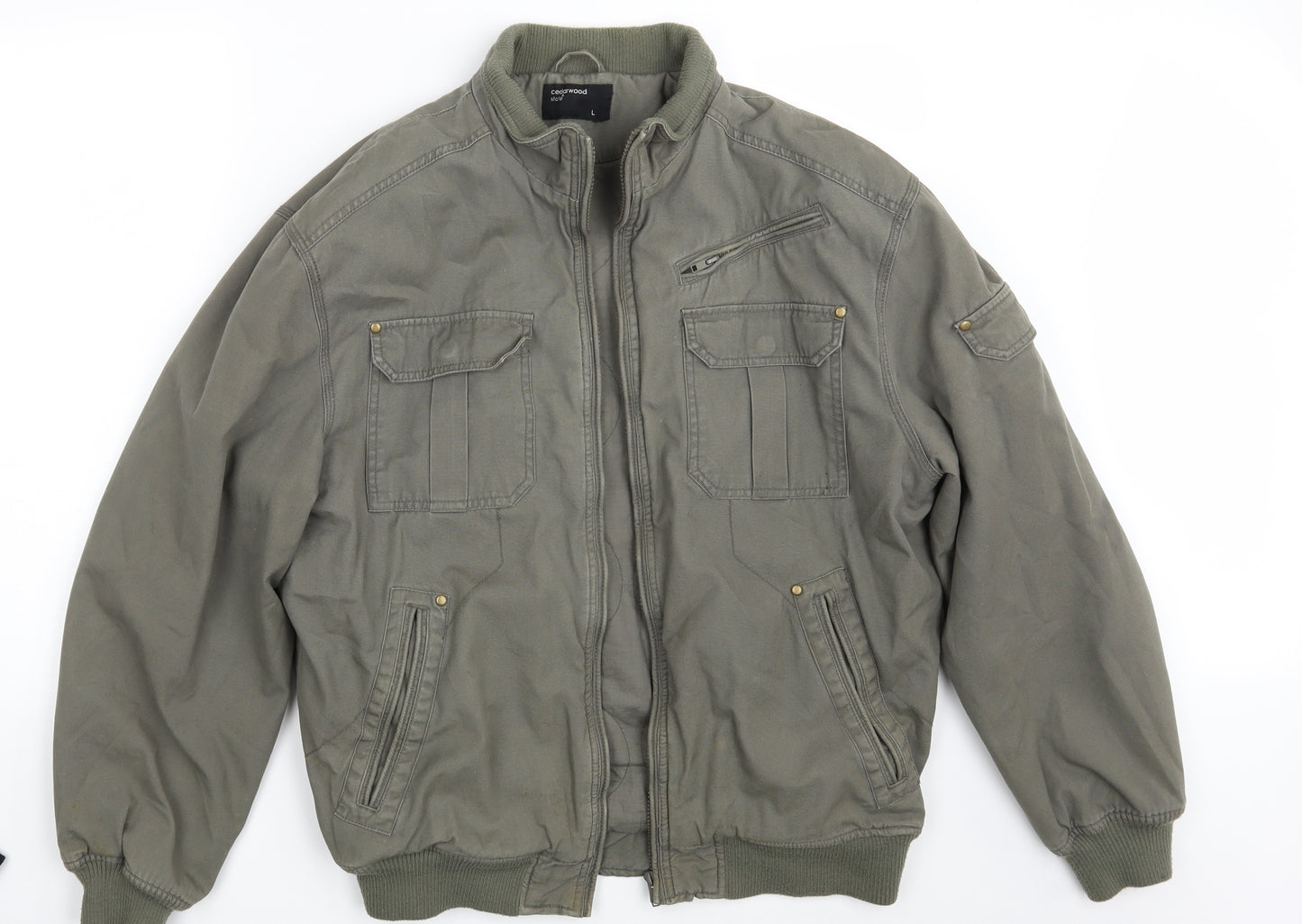 Cedar Wood State Mens Green   Jacket  Size L