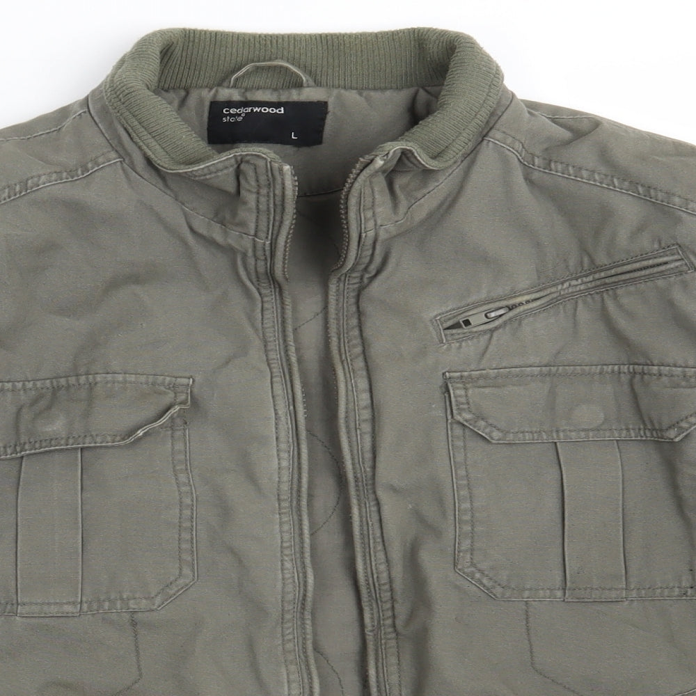 Cedar Wood State Mens Green   Jacket  Size L