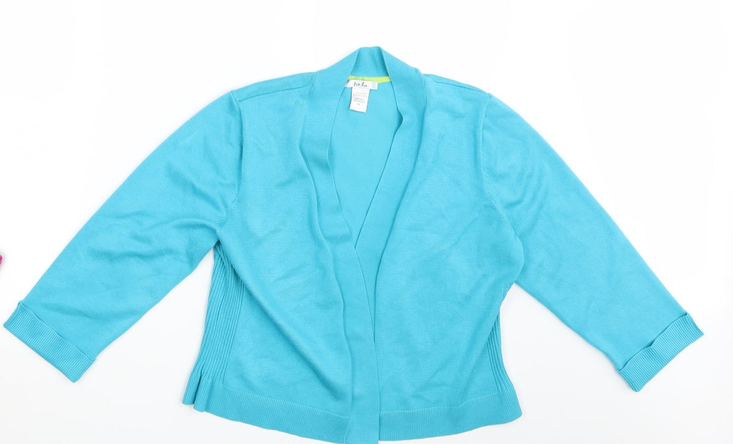 Isela Womens Blue  Rayon Cardigan Jumper Size XL