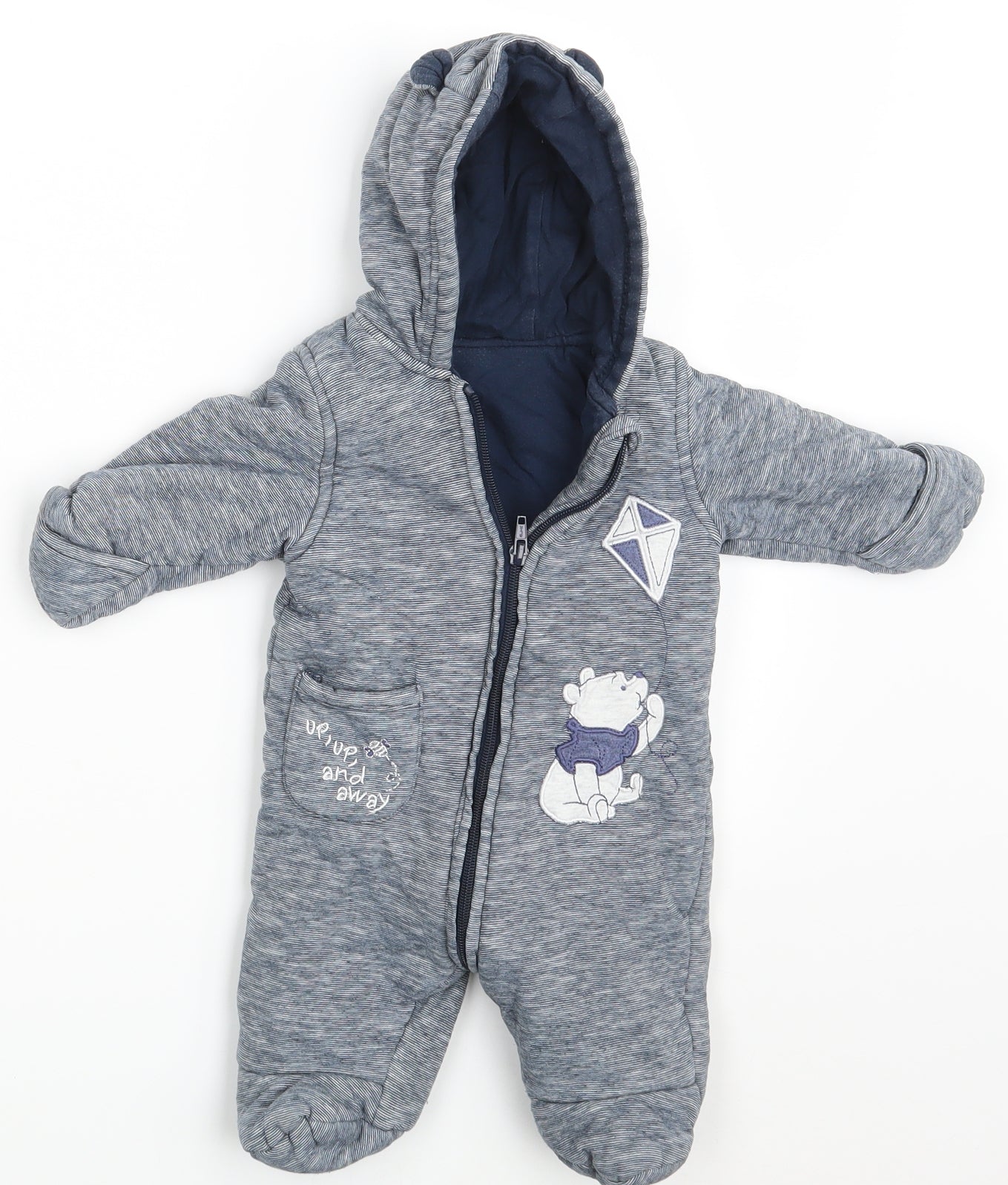 George Baby Blue   Babygrow One-Piece Size 0-3 Months