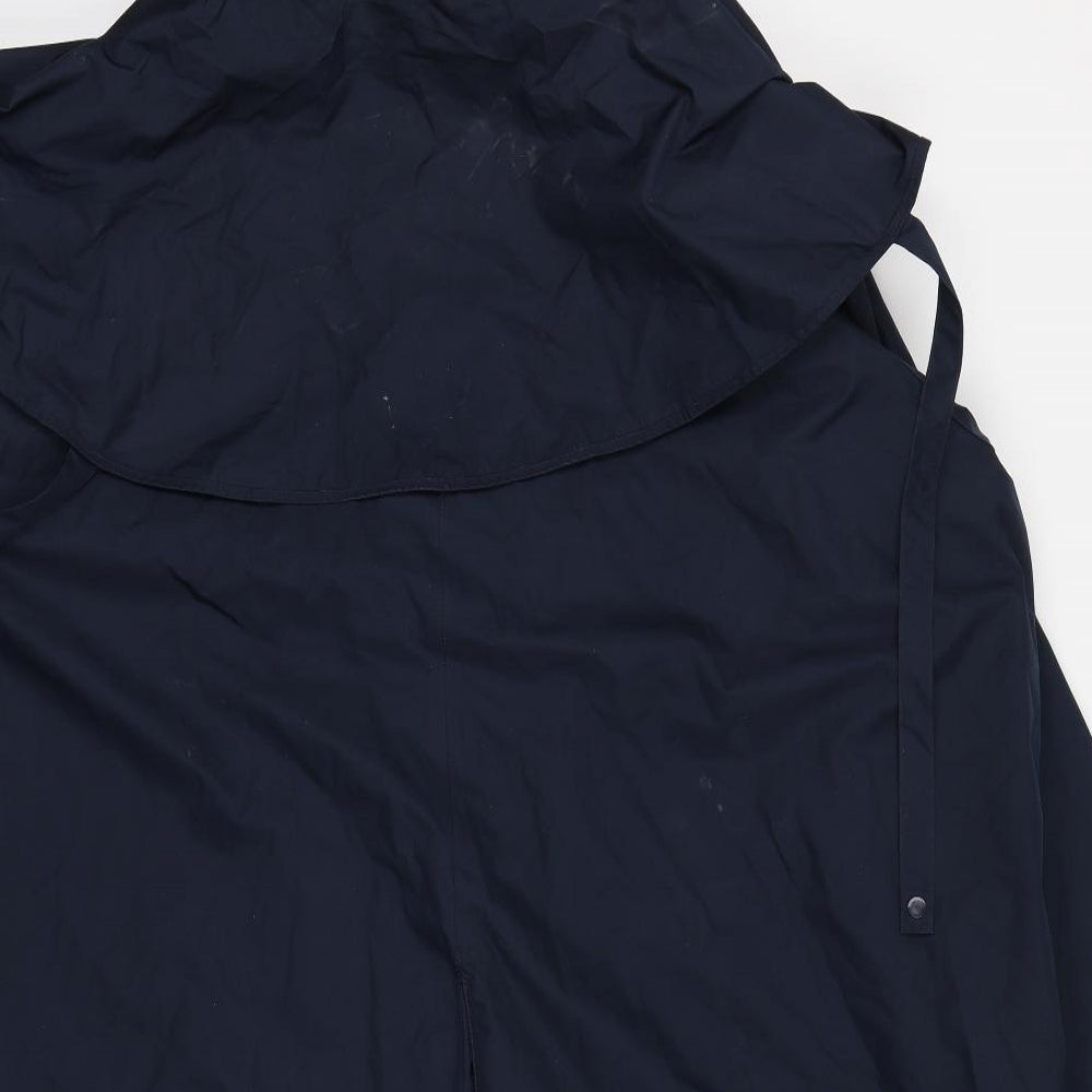 Cotton Traders Mens Blue   Rain Coat Coat Size 4XL