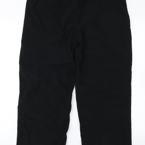 Avon Womens Black  Fleece Jogger Trousers Size 16 L23 in