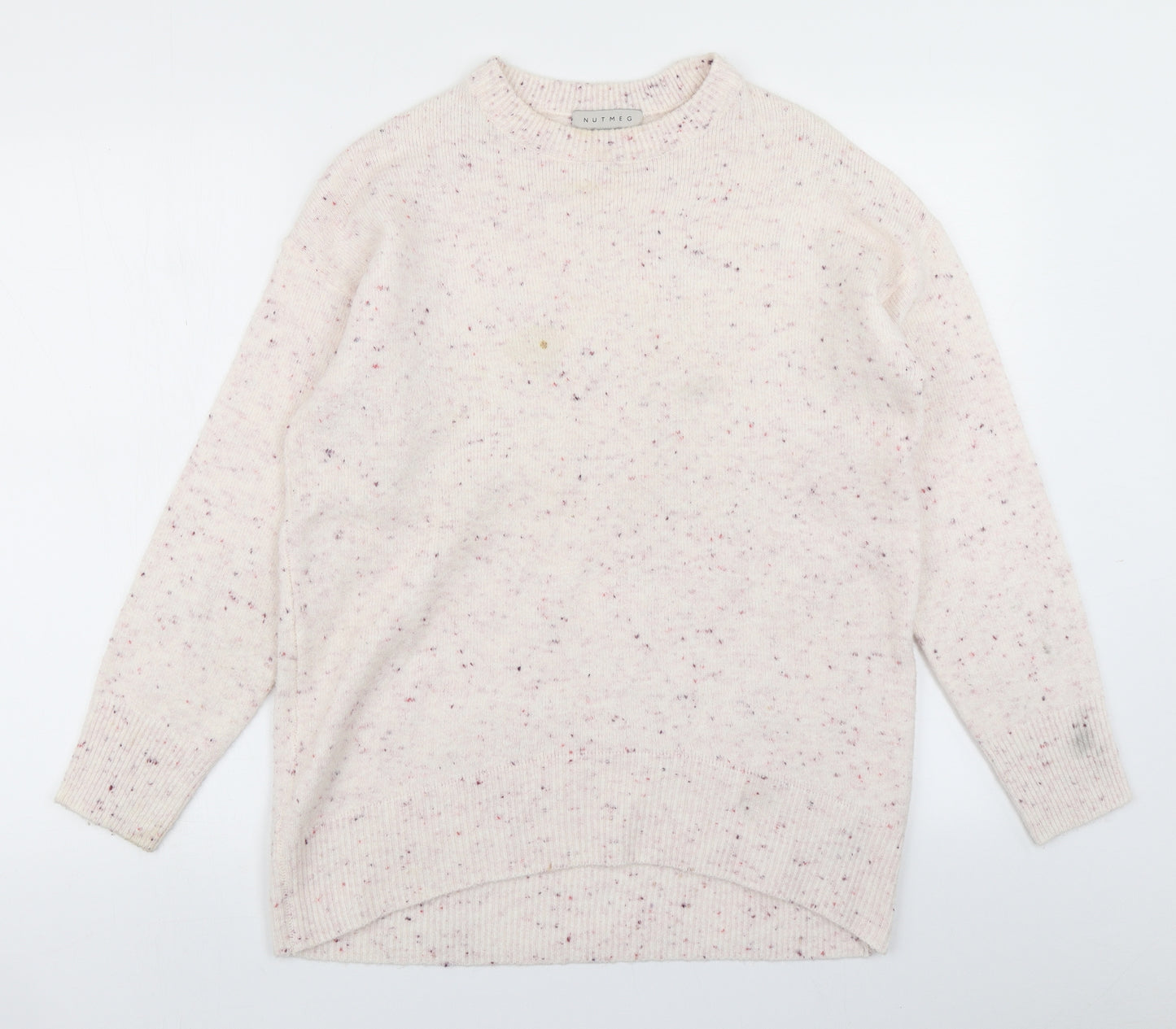 Nutmeg Womens Pink  Knit Pullover Jumper Size 10
