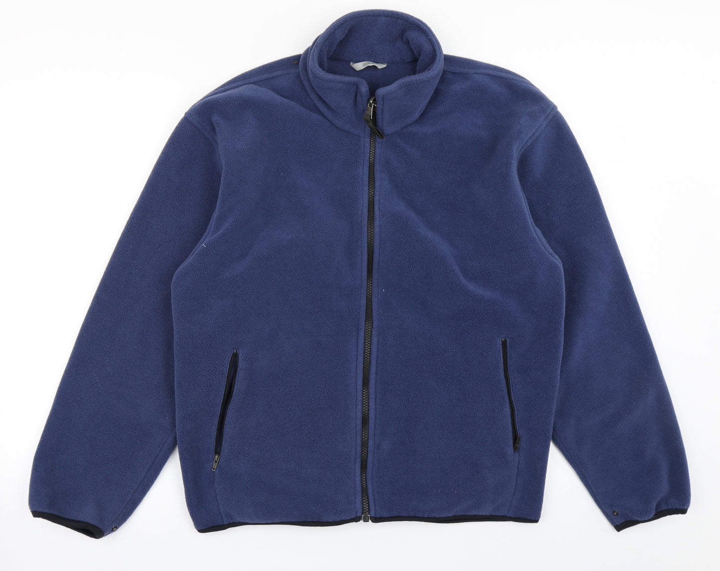 Marks & Spencer Mens Blue  Fleece Full Zip Sweatshirt Size S