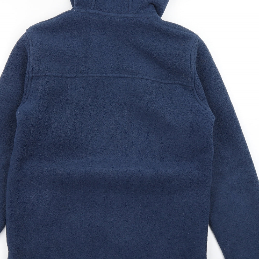 DECATHLON Mens Blue  Fleece Full Zip Hoodie Size S