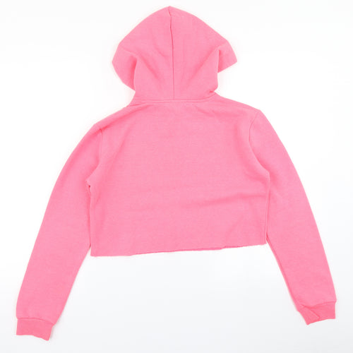 915 Generation Girls Pink   Pullover Hoodie Size 12-13 Years  - Cropepd