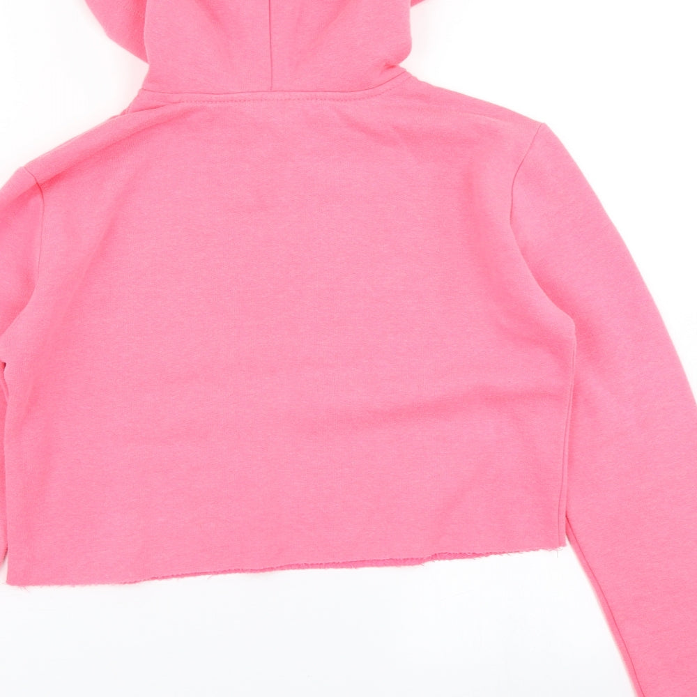 915 Generation Girls Pink   Pullover Hoodie Size 12-13 Years  - Cropepd