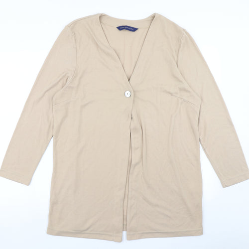 Fashion Extra Womens Brown   Cardigan Jumper Size 16