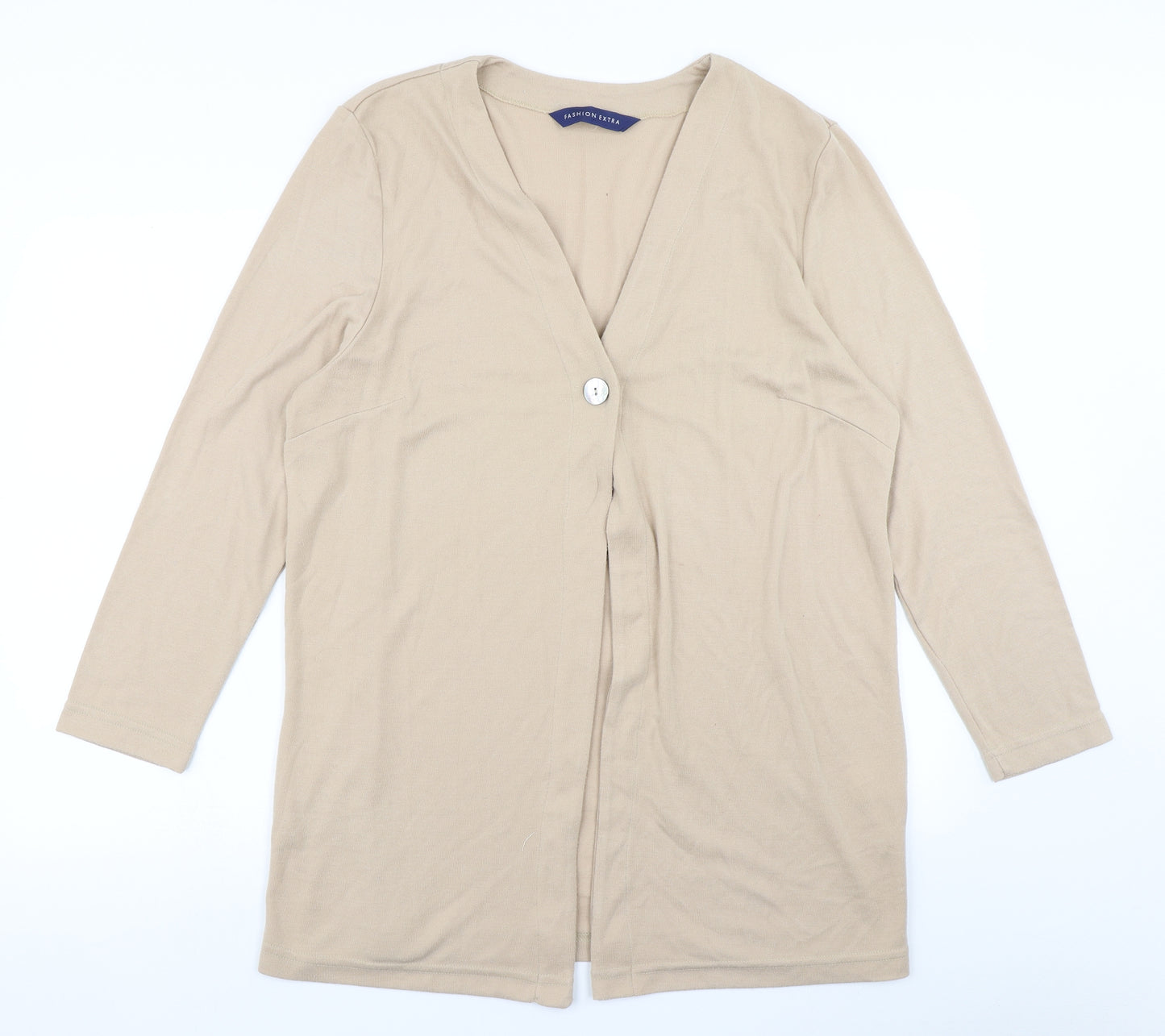 Fashion Extra Womens Brown   Cardigan Jumper Size 16