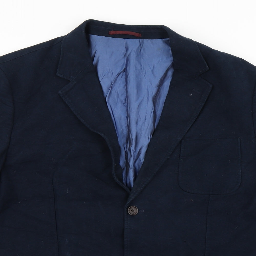 Howich Mens Blue   Jacket Blazer Size 44