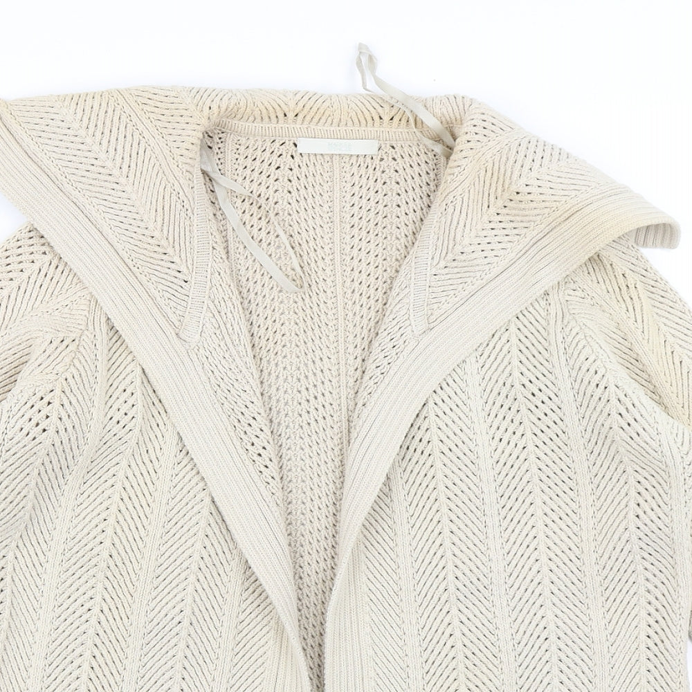 Marks & spencer Womens Brown  Knit Cardigan Jumper Size 12