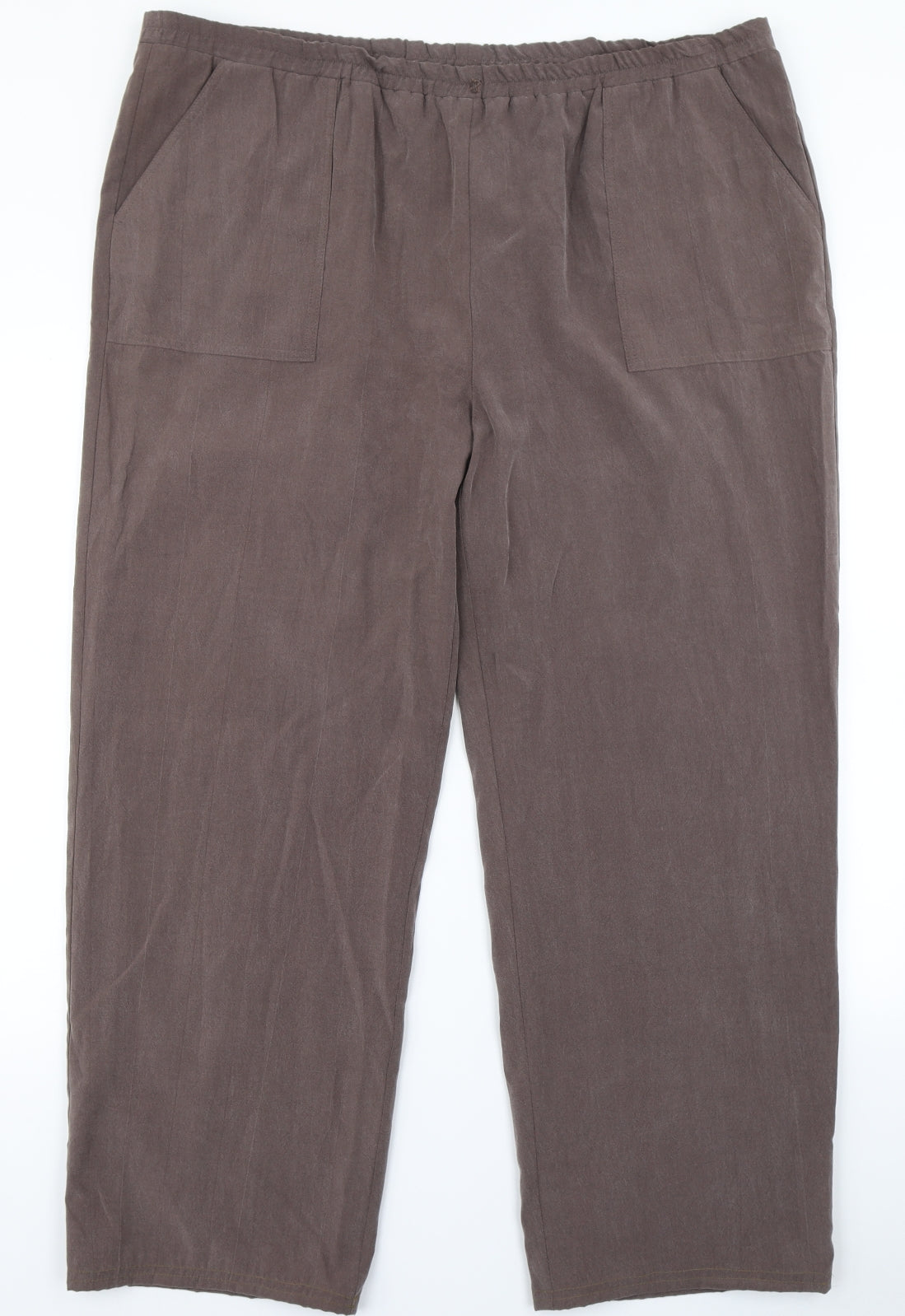 EWM Womens Brown   Trousers  Size 20 L28 in