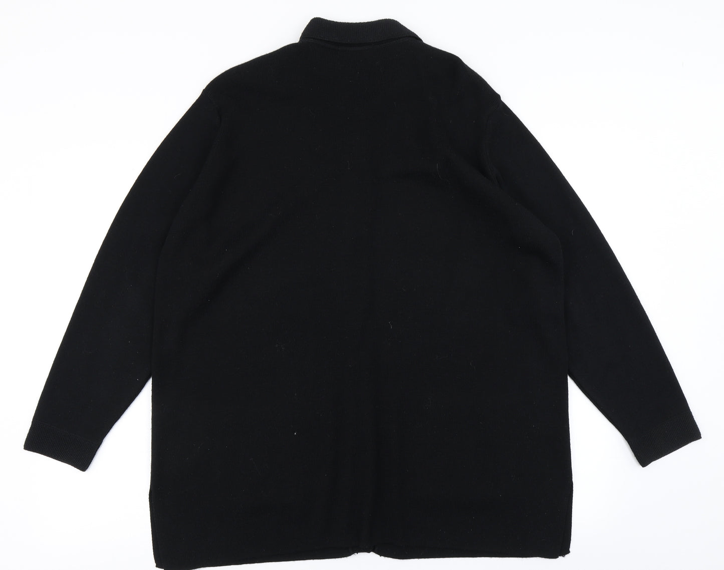 Marks & Spencer Womens Black  Knit Cardigan Jumper Size 20
