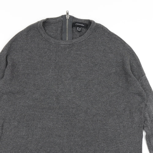 Atmosphere Womens Grey  Knit Pullover Jumper Size 6