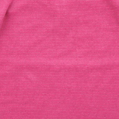 Regatta Womens Pink Striped Fleece Pullover Sweatshirt Size 20