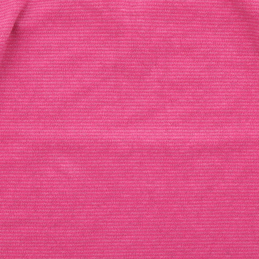 Regatta Womens Pink Striped Fleece Pullover Sweatshirt Size 20