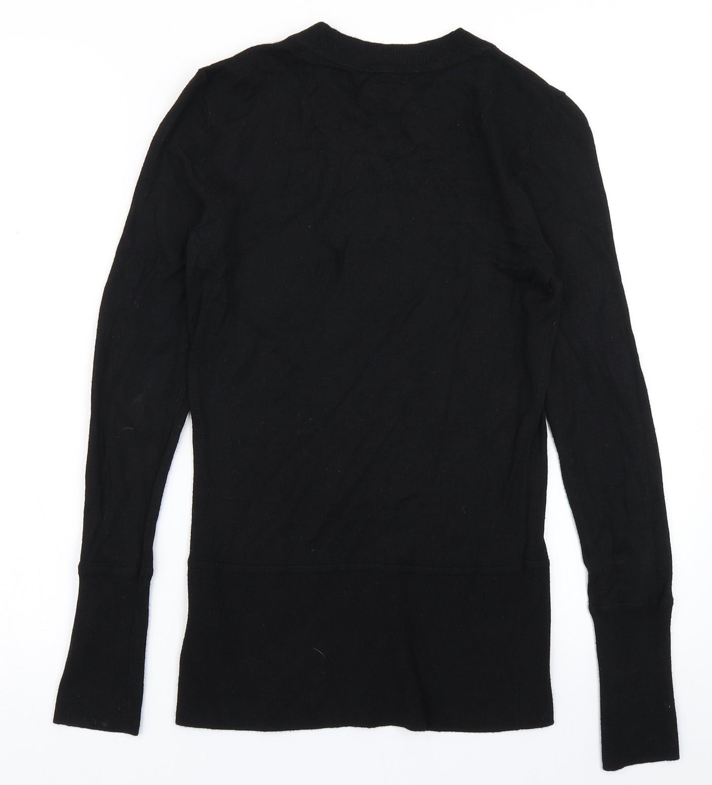 H&M Womens Black  Knit Pullover Jumper Size M