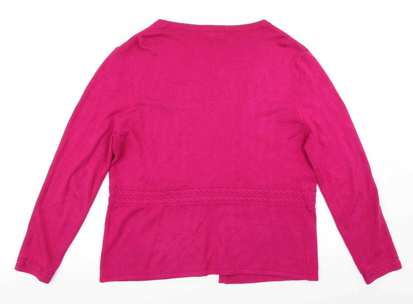 Minuet Womens Pink   Cardigan Jumper Size M