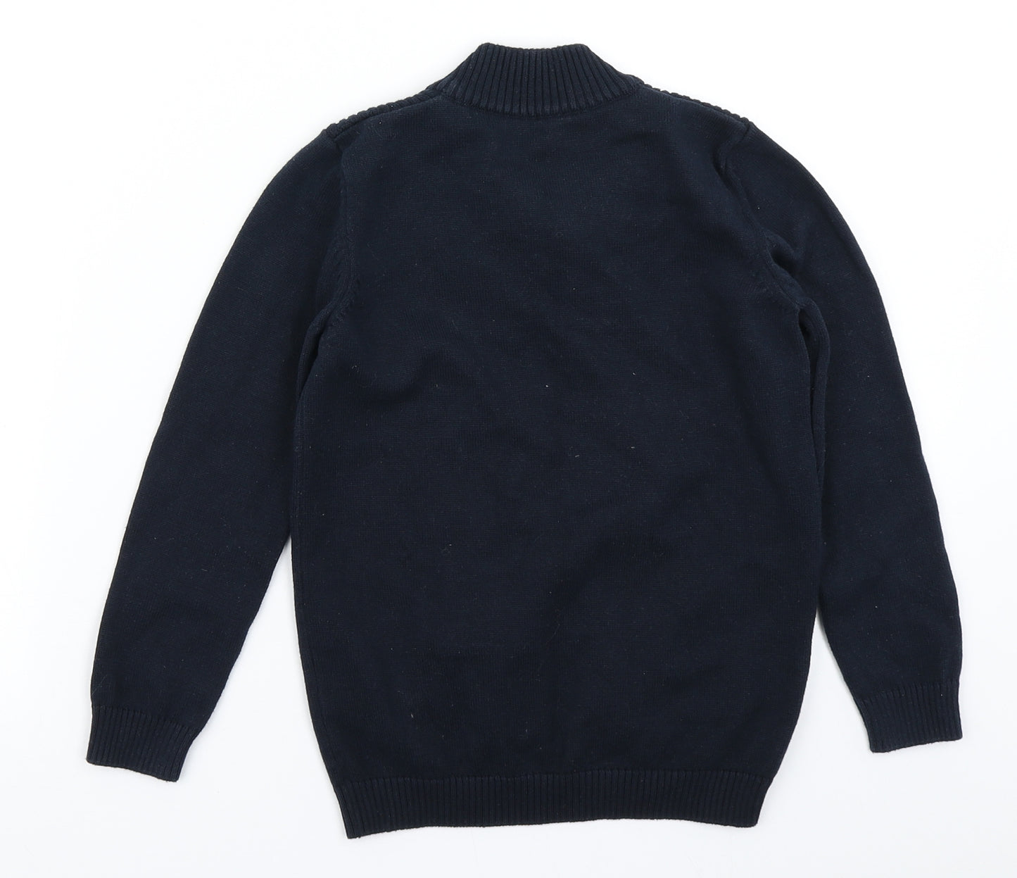 George Boys Blue  Knit Pullover Jumper Size 6-7 Years  - Billy Faiers