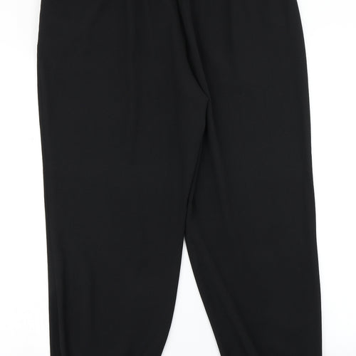 Papaya Womens Black   Harem Trousers Size 14 L26 in