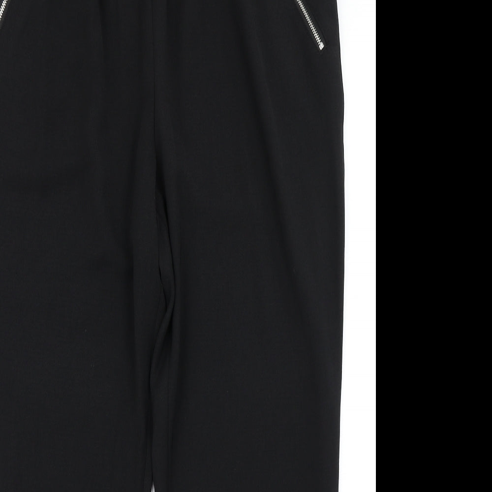 Papaya Womens Black   Harem Trousers Size 14 L26 in