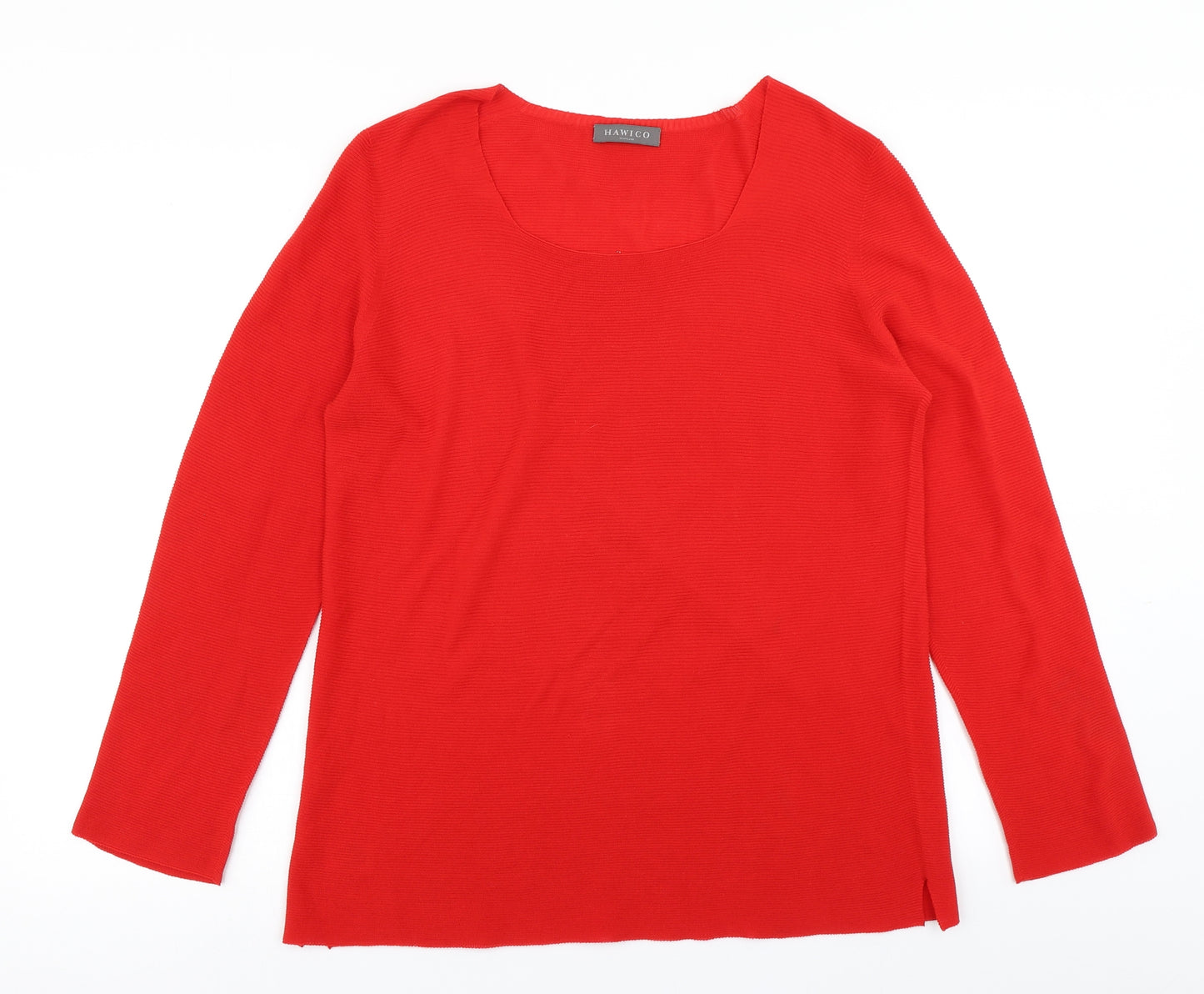 Hawico Womens Red   Basic T-Shirt Size XL