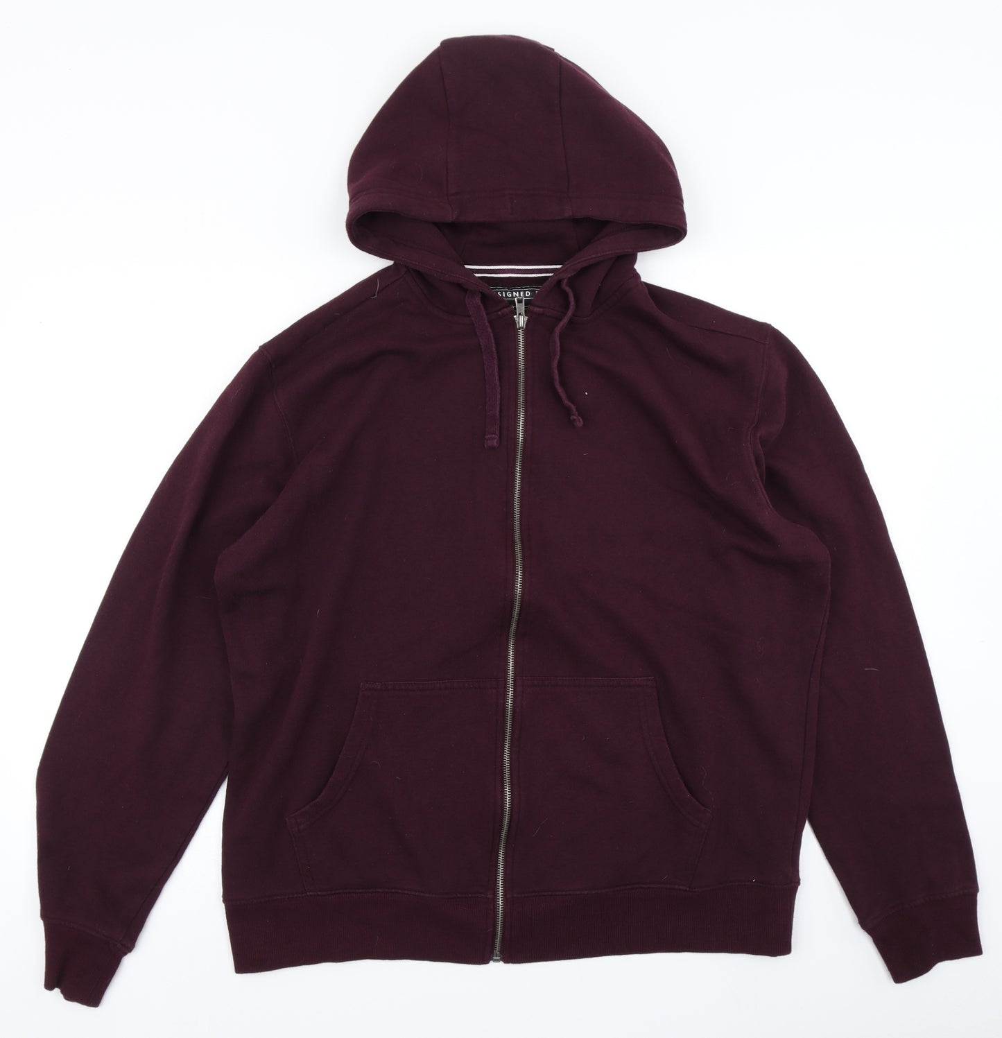 F&F Mens Purple   Full Zip Hoodie Size XL