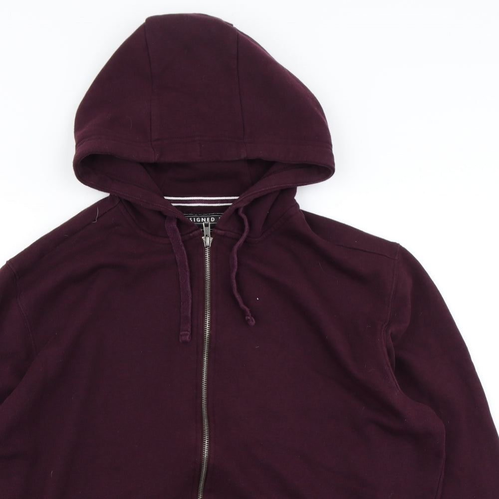F&F Mens Purple   Full Zip Hoodie Size XL