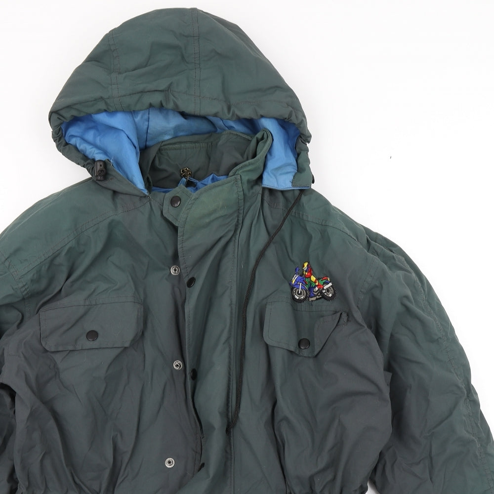 Roland Klein Mens Green   Parka Coat Size S