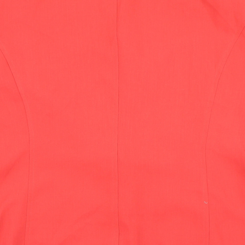 Hardob Womens Orange   Jacket Blazer Size 18