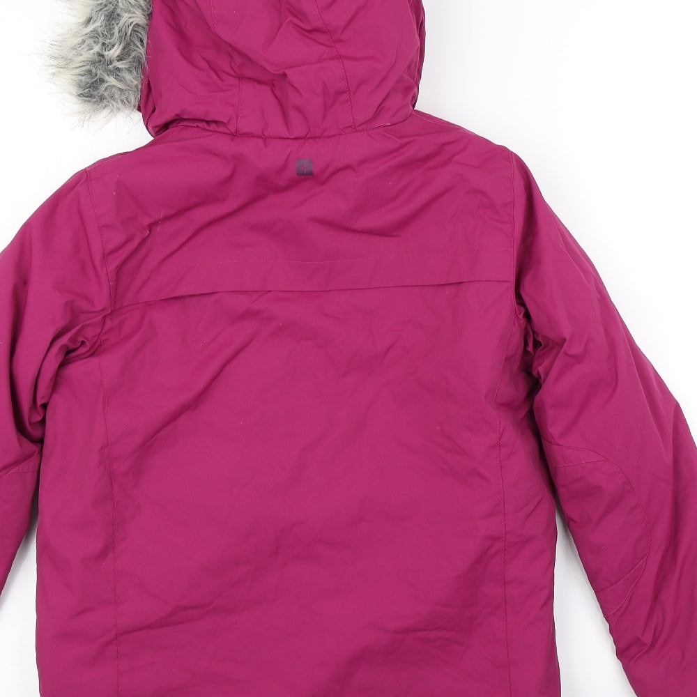 Mountain Warehouse Girls Orange   Parka Coat Size 9-10 Years