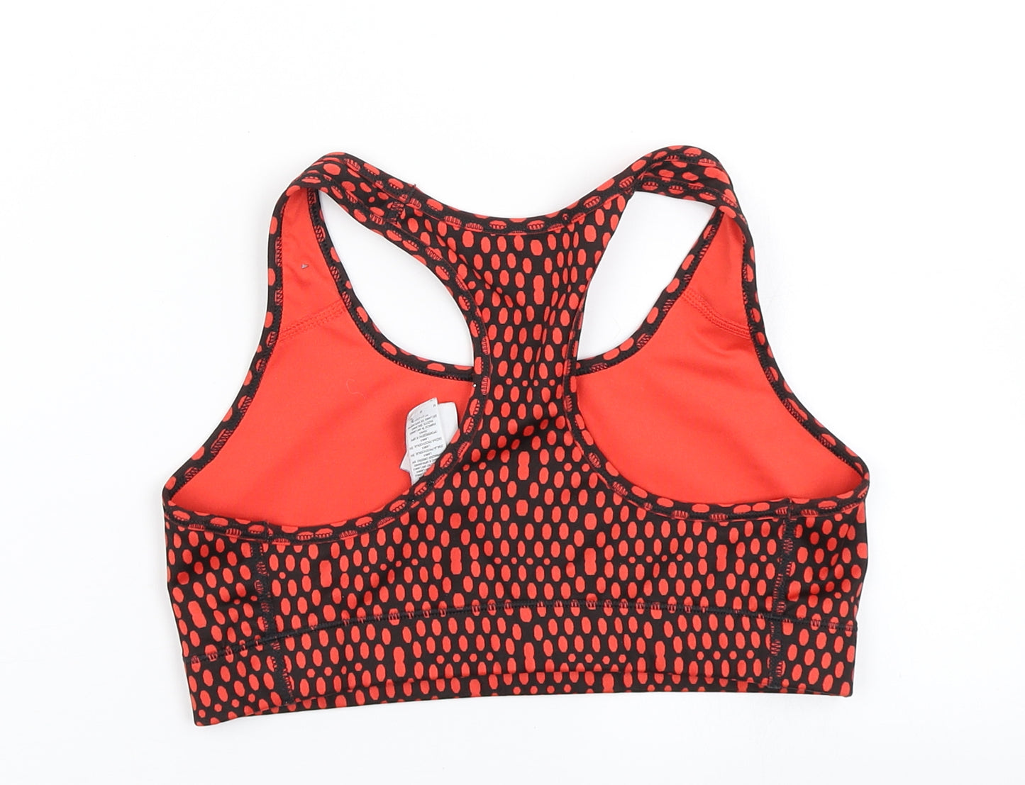 Nike Womens Red Polka Dot  Cropped Tank Size M  - Dri fit
