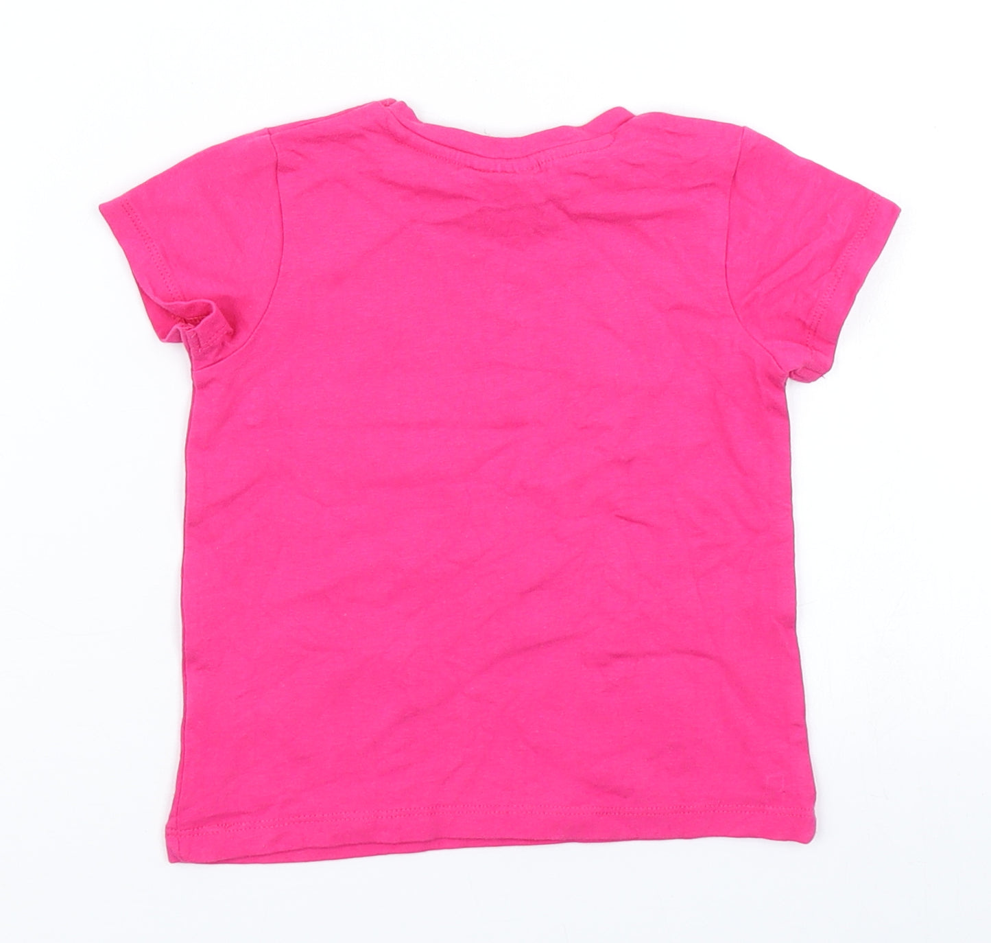 Matalan Girls Pink   Basic T-Shirt Size 12 Months  - Peppa pig