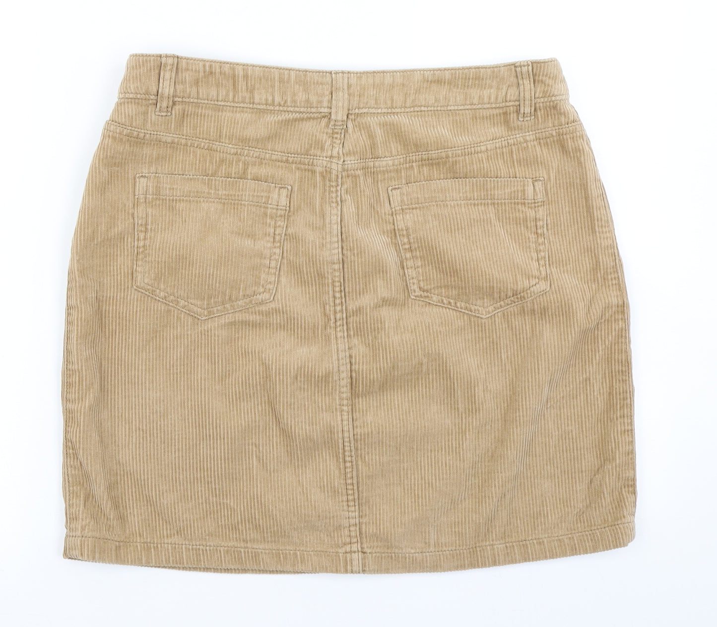 TU Womens Brown  Corduroy A-Line Skirt Size 12