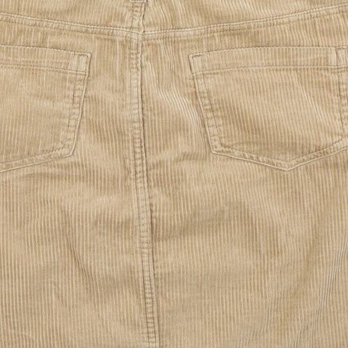 TU Womens Brown  Corduroy A-Line Skirt Size 12