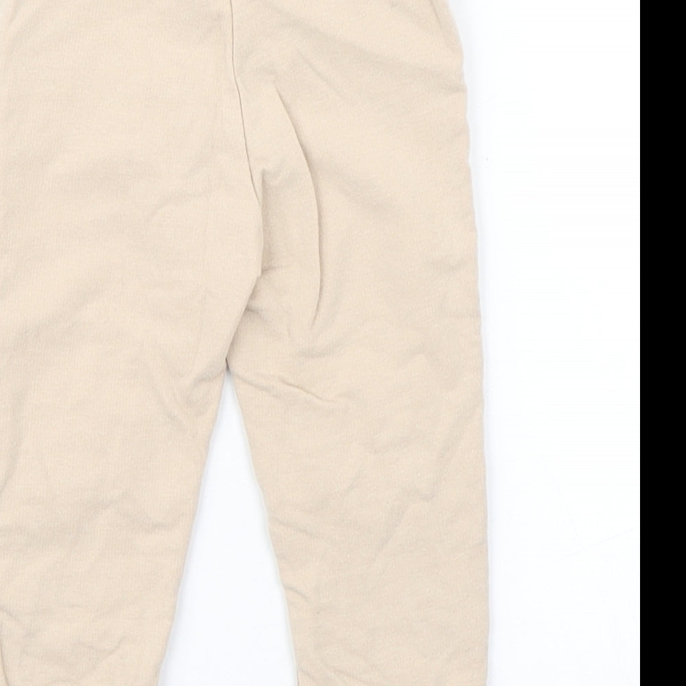 H&M Girls Brown   Jogger Trousers Size 12-18 Months