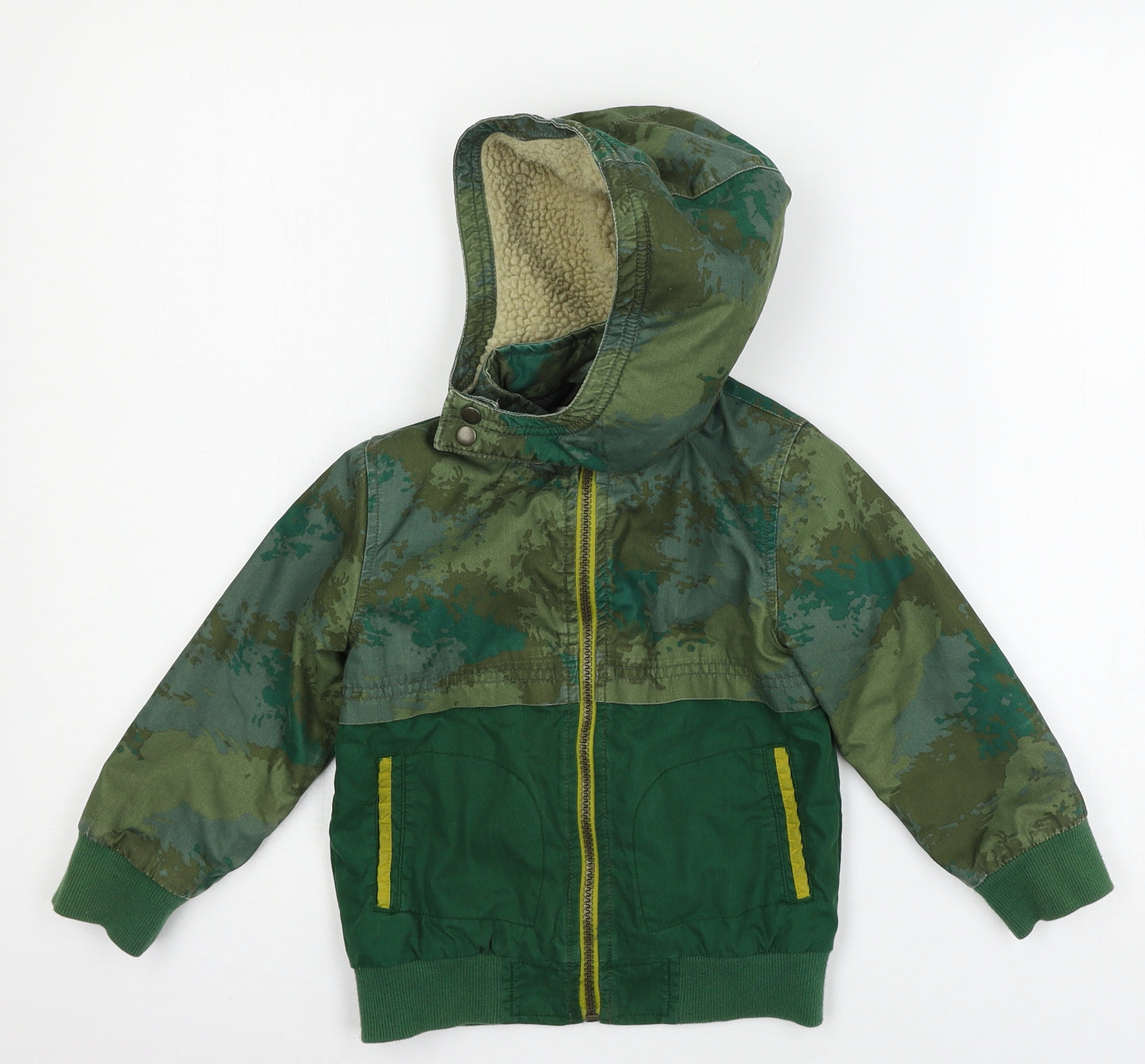 Osh Kosh Boys Green Camouflage  Jacket  Size 3 Years