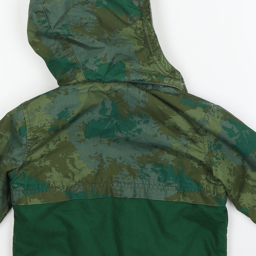 Osh Kosh Boys Green Camouflage  Jacket  Size 3 Years