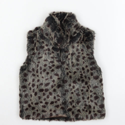 Young Dimension Girls Grey Animal Print  Jacket  Size 2-3 Years